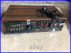 Vintage Stereo Receiver Amplifier Onkyo TX-2000 AM/FM Tuner Aux Phono Works