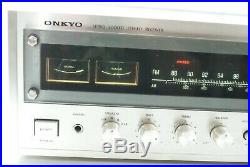 Vintage Stereo Receiver Amplifier Onkyo TX-2500 AM/FM Tuner Aux Phono Works