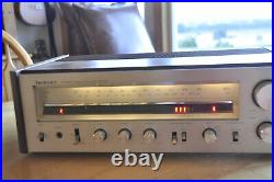 Vintage Stereo Receiver Amplifier Technics SA-202 AM/FM Tuner Aux Phono Works
