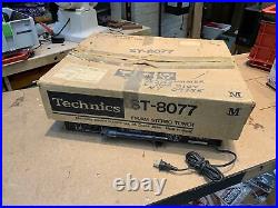 Vintage Technics ST-8077 am-fm stereo Tuner