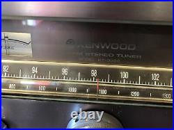Vintage Trio Bronze Kenwood KT-9900 AM/FM Stereo Tuner Clean WithManual Working