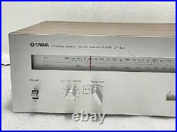 Vintage Yamaha CT-400 Natural Sound AM/FM Stereo Tuner Wooden Case Japan
