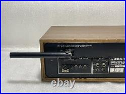 Vintage Yamaha CT-400 Natural Sound AM/FM Stereo Tuner Wooden Case Japan