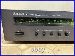 Vintage Yamaha Natural Sound Stereo Tuner T-1 AM FM Radio Tested Working