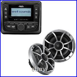 Wet Sounds MC-5 AM/FM Stereo + 65ic-S XS Speakers