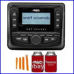 Wet Sounds WS-MC-5 3 Gauge style AM/FM Stereo with 2.7 LCD Display with 1 P