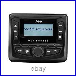 Wet Sounds WS-MC-5 3 Gauge style AM/FM Stereo with 2.7 LCD Display with 1 P