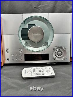 Yamaha CRX-TS10 CD Tuner NX-TS10 Stereo with Antennas And Remote! Tested Works