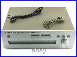 Yamaha CT-510 Natural Sound AM/FM Stereo Tuner with Cables Made in Japan