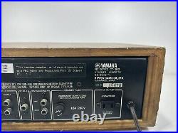 Yamaha CT-800 Silver Faceplate Natural Sound AM/FM Stereo Tuner Made in Japan