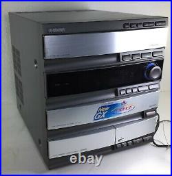 Yamaha GX-700 Mini Component AM FM Stereo 3 CD Changer Player Tape Cassette Deck