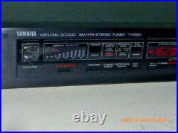 Yamaha Natural Sound AM/FM Stereo System Tuner T-1020 Works Great