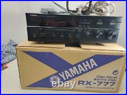 Yamaha RX-777 Receiver Digital AM/FM Tuner With Remote Antenna Original Box Bundle