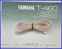 Yamaha T-460 AM FM Stereo Tuner DC-NFB PLL Multiplex Tested & Working Inc Manual
