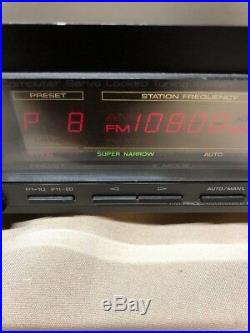 Yamaha TX-900 Natural Sounds AM/FM Stereo Tuner Tested And Working