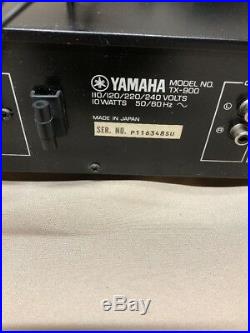 Yamaha TX-900 Natural Sounds AM/FM Stereo Tuner Tested And Working